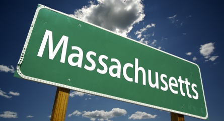 Massachusetts road sign.