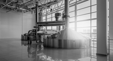 Brewery equipment.