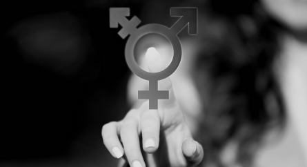 Transgender gender symbol.