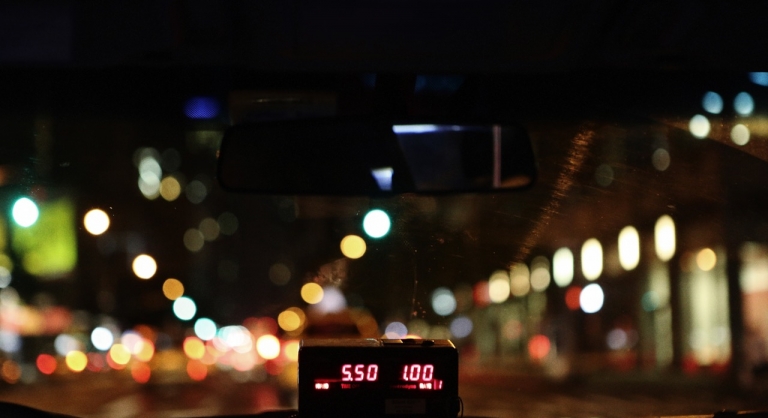 Taxi meter.