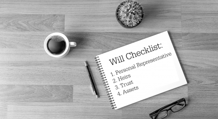 Will checklist