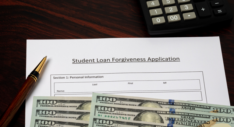 Student loan forgiveness application