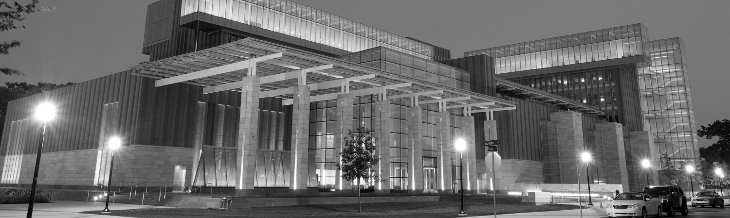 Exterior of the Eli Broad College of Business building.