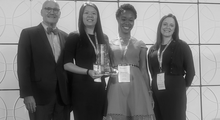 AiVi receiving the American Bar Association’s 2019 Outstanding Medical-Legal Partnership Pro Bono Advocacy Award.