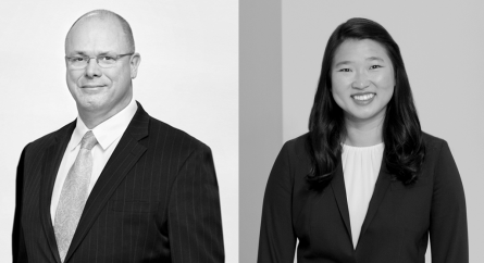 Side-by-side images of Brian Mullin and Sherelle Wu.