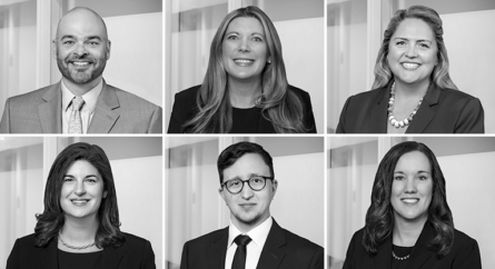 Ronald Barriere, Elizabeth Crowley, Katie Dalton, Francine Gardikas, Charles Hunsinger and Robin Lynch Nardone
