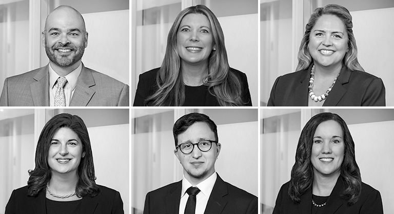 Ronald Barriere, Elizabeth Crowley, Katie Dalton, Francine Gardikas, Charles Hunsinger and Robin Lynch Nardone